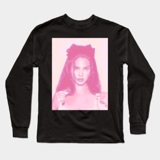 Lana Del Rey pink posterize Long Sleeve T-Shirt